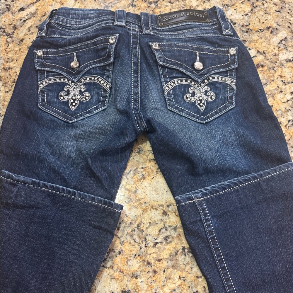 Rock Revival Dark Blue Boot Cut Jeans